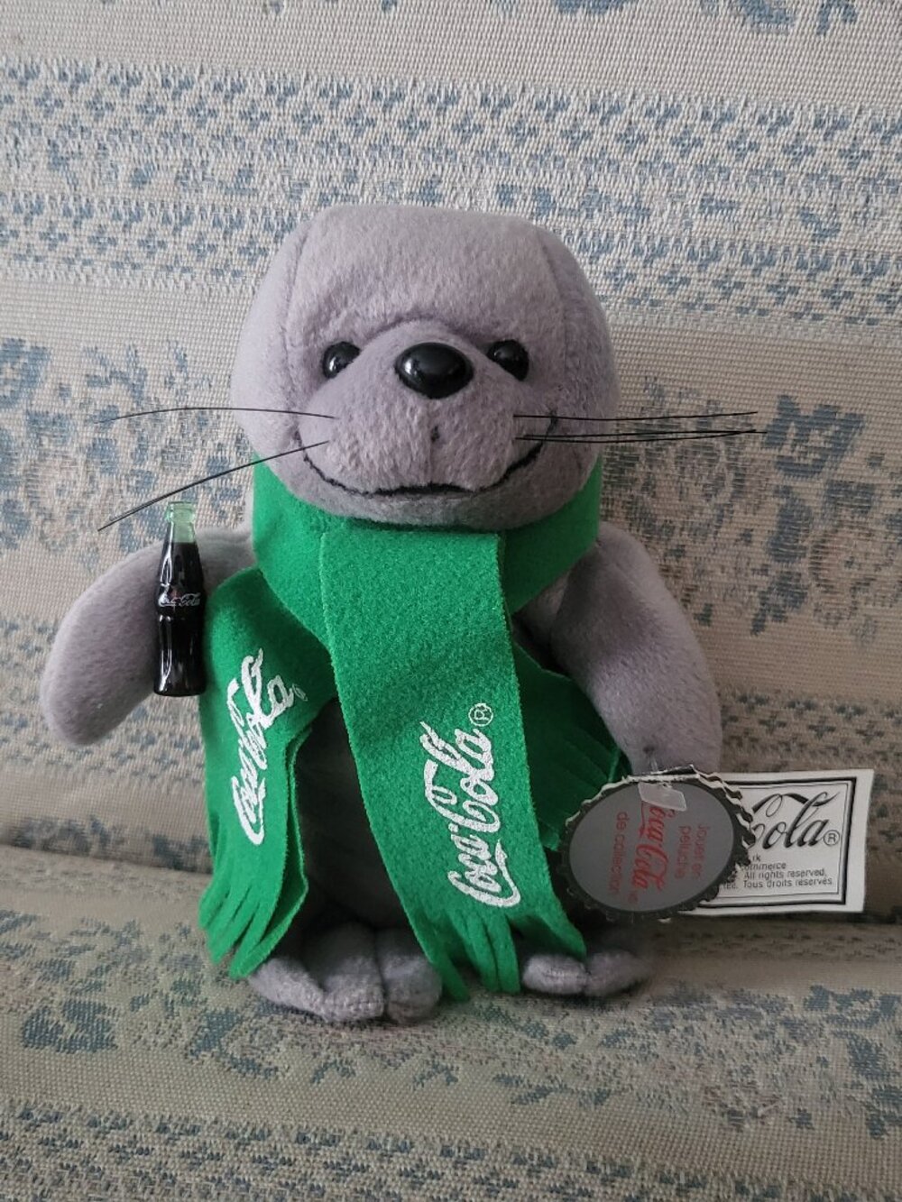 RETRO 1998 COCA-COLA Vintage Plush Stuffed Animal Soda Bottle Cavanagh Group